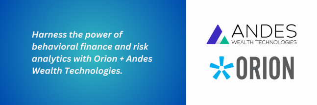 Andes Wealth Technologies announces integration with Orion Advisor Tech